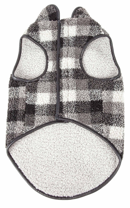 Black, Grey And White Plaid-
