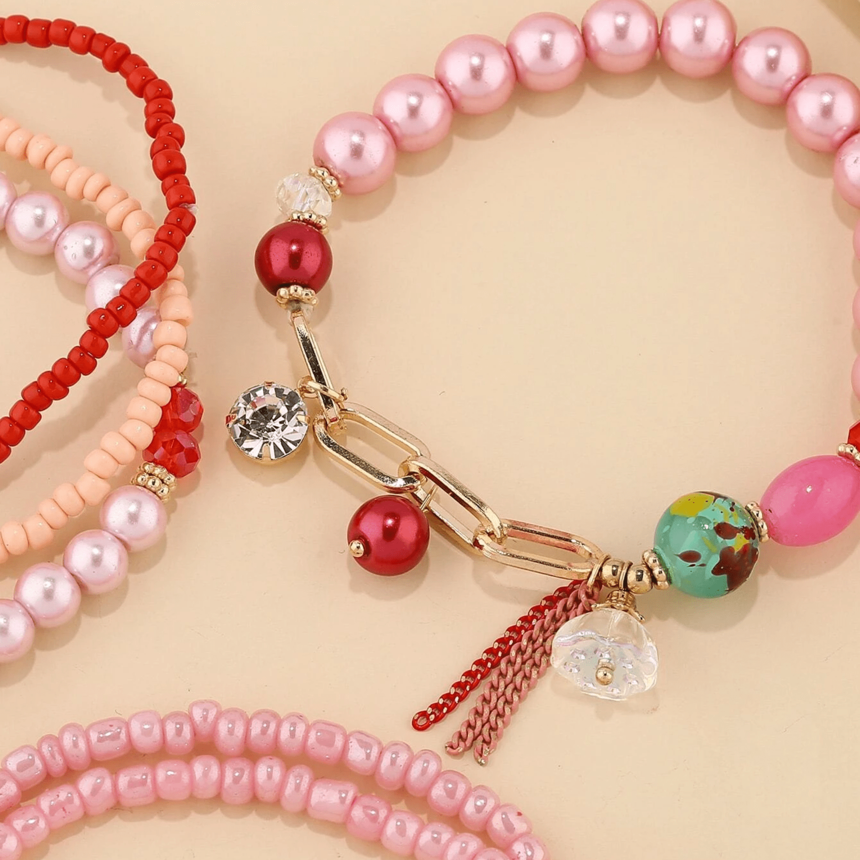 Pink / Red-