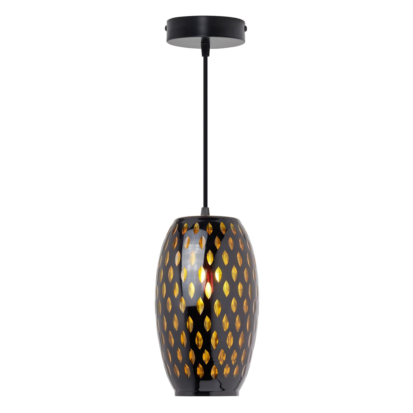 Black/Amber-