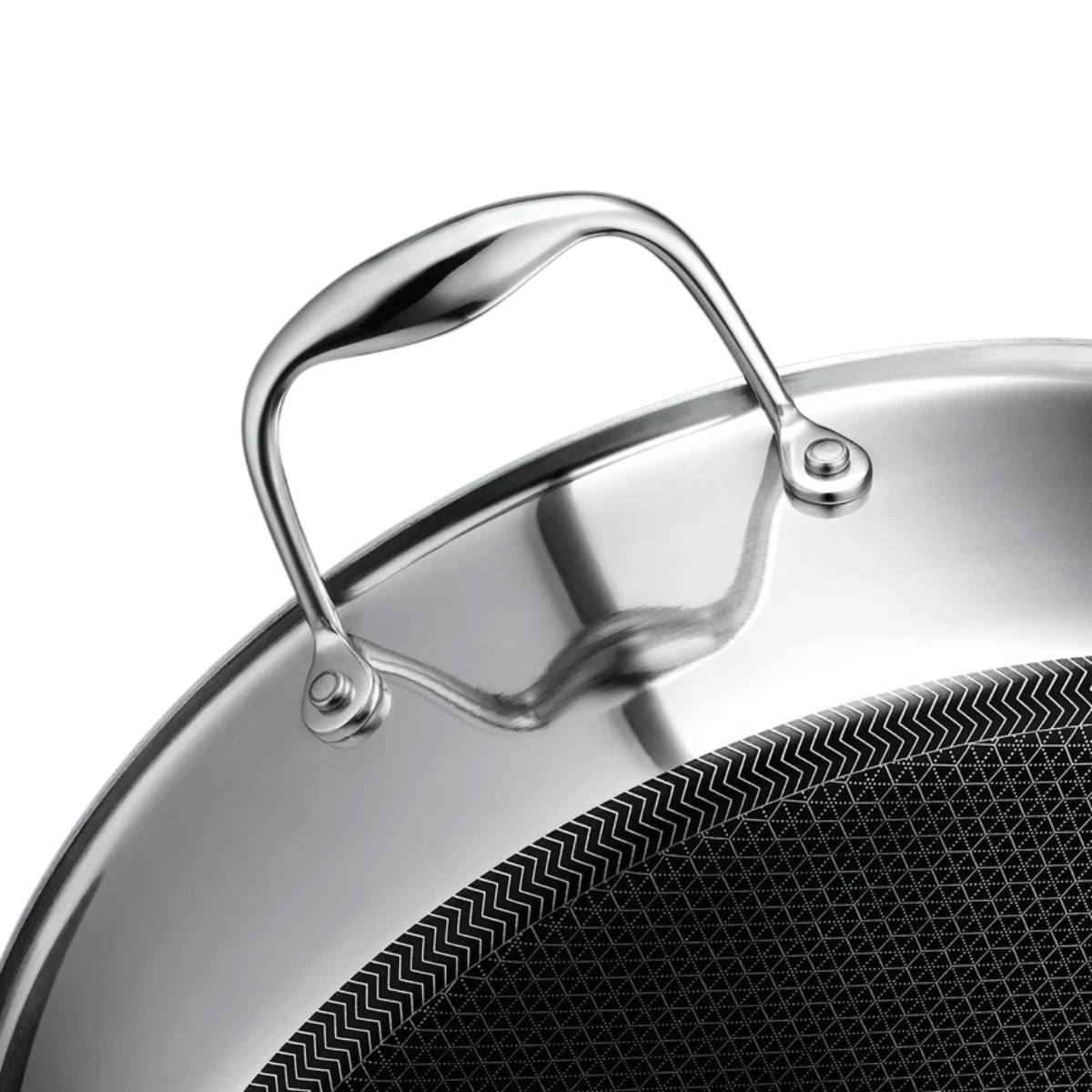 Hexclad  Hybrid Deep Sauté Pan/Chicken Fryer with Lid, 7-Qt