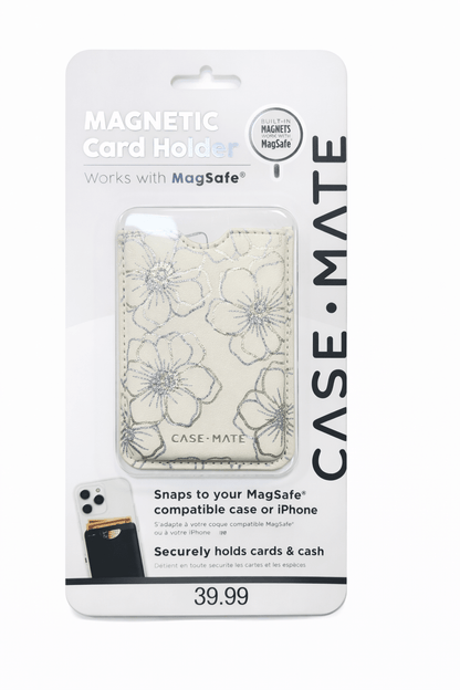 Case-Mate Glossy Magnetic Lip Gloss Holder [Detachable Magsafe Lipstick Holder] Fits Most Lip Gloss and Lipstick Brands - Snap on Phone Accessory for 17 Pro Max/16 Pro Max/15/14/13/Pixel 10 - Midnight