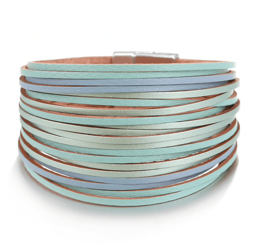 Blue, Green, Metallic-