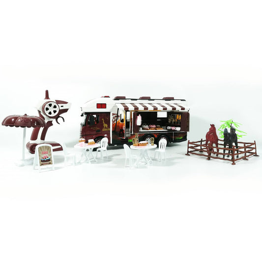 2.4 G Safari Rv With Lights Sound And Horses