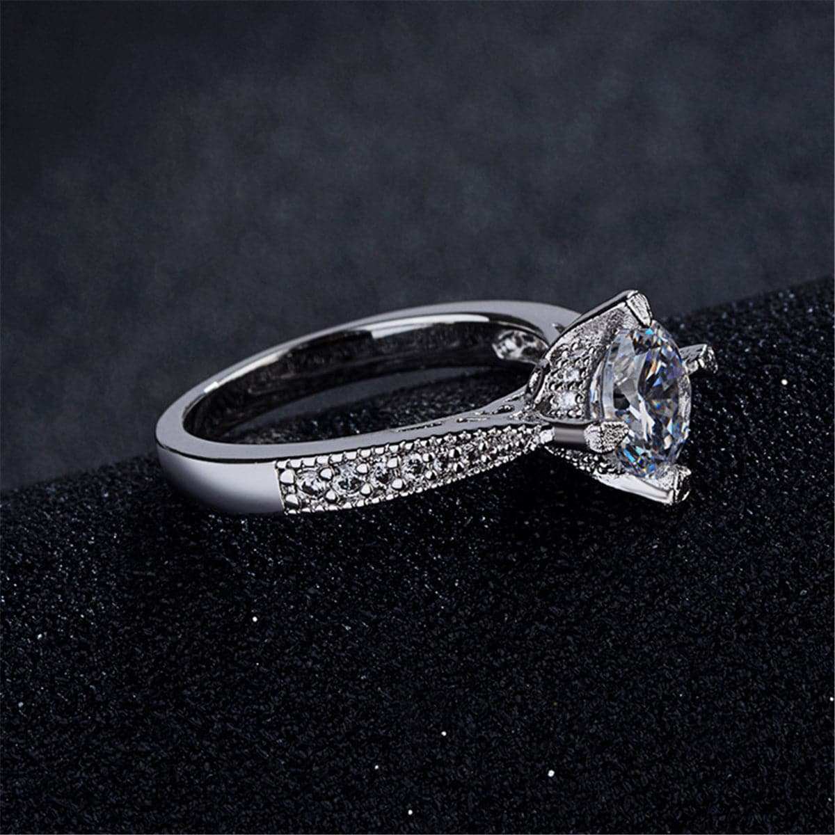 Cubic Zirconia & Crystal Cocktail Ring