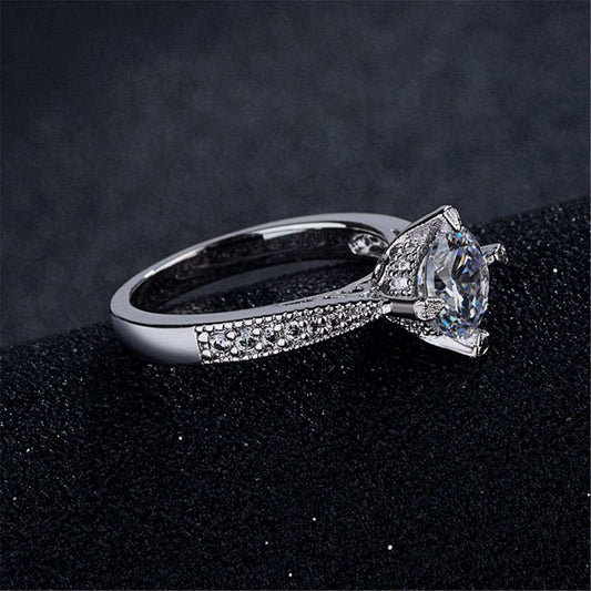 Cubic Zirconia & Crystal Cocktail Ring