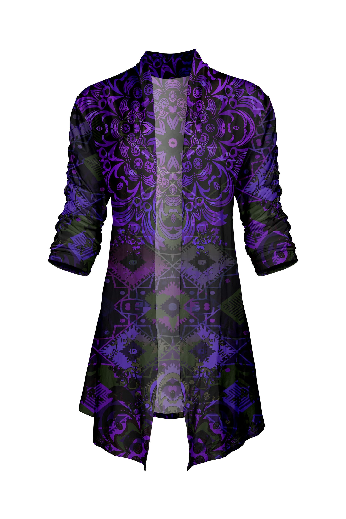 Purple Black Paisley-