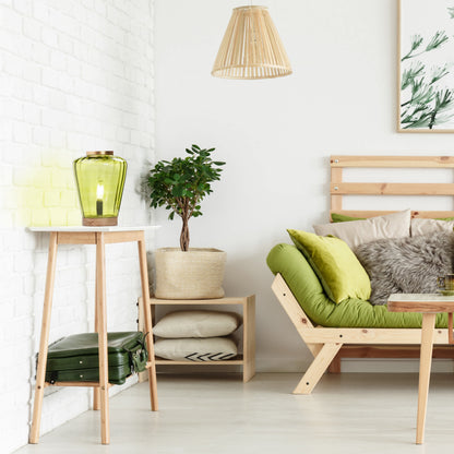 Chartreuse/ Gold/ Rustic Tan-