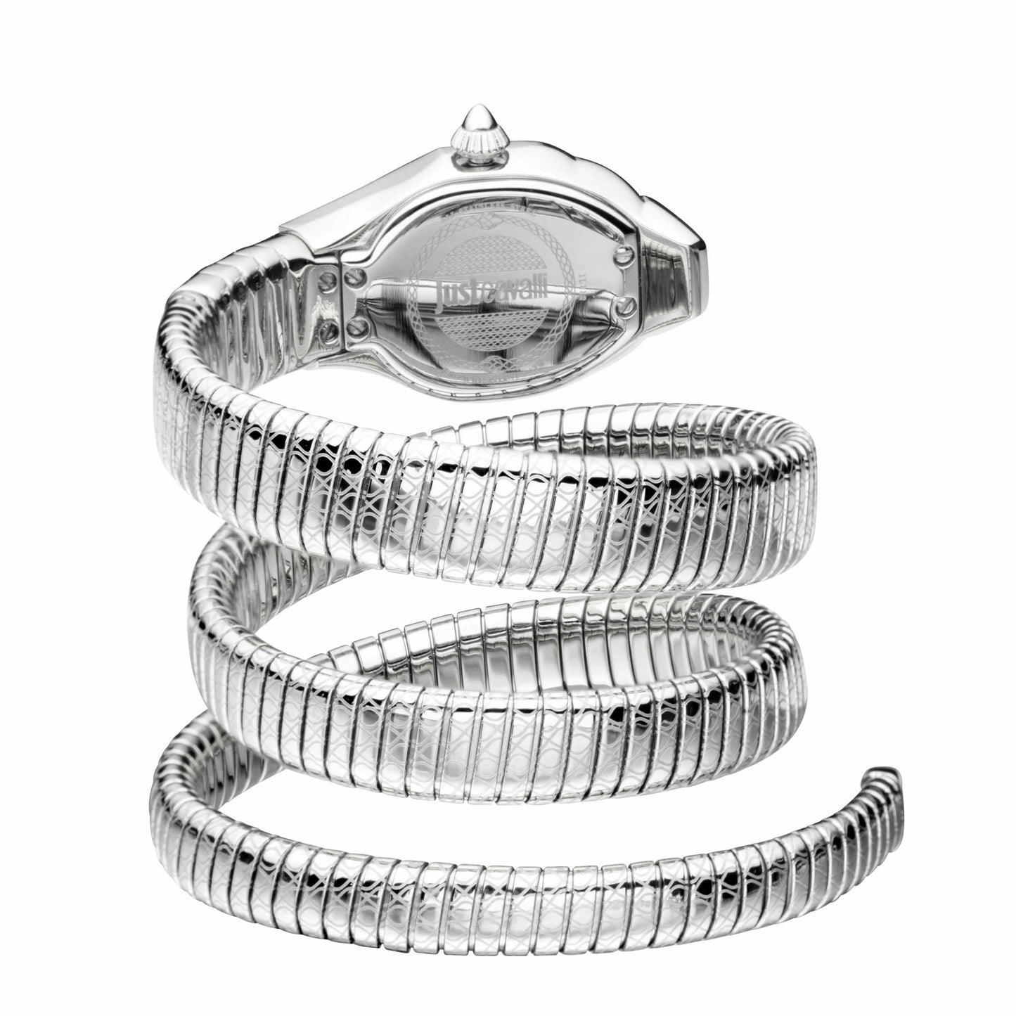 Just Cavalli Women's Just Glam EVO 1 Silver Dial Stainless Steel Bracelet Watch Jc1l112m0015