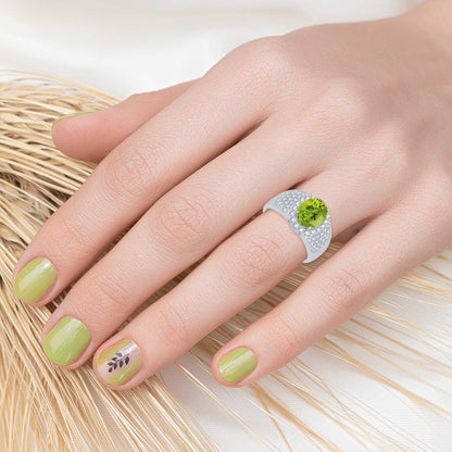 Green, White-