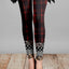 Red & Black Plaid Snowflake Cuff Print