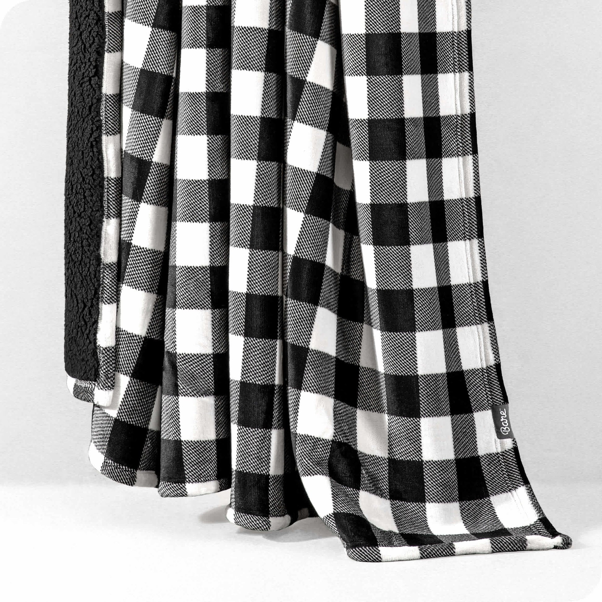 Buffalo Plaid - White/Black-