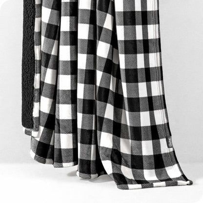 Buffalo Plaid - White/Black-