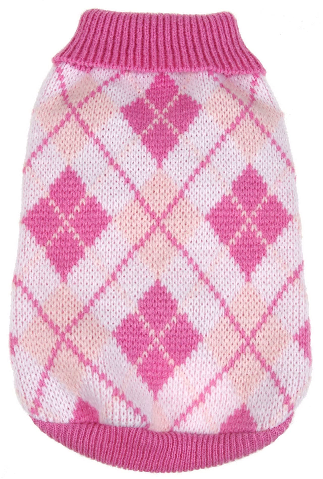 Pink Argyle-
