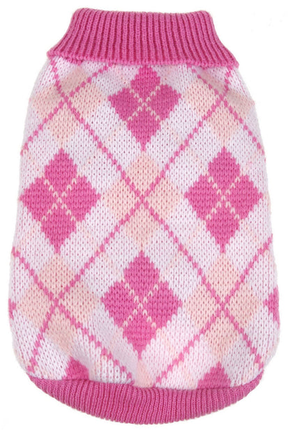 Pink Argyle-