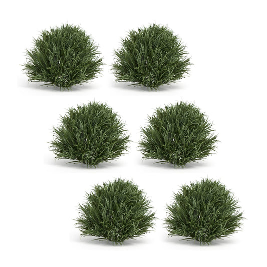 Melrose International Spring Grass Half Orb (Set of 6)