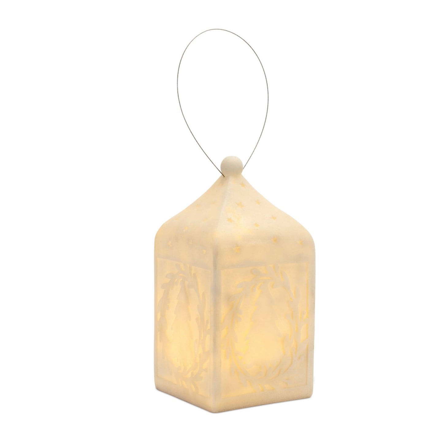 Melrose International Holiday Tree Pendant Lantern 9"H