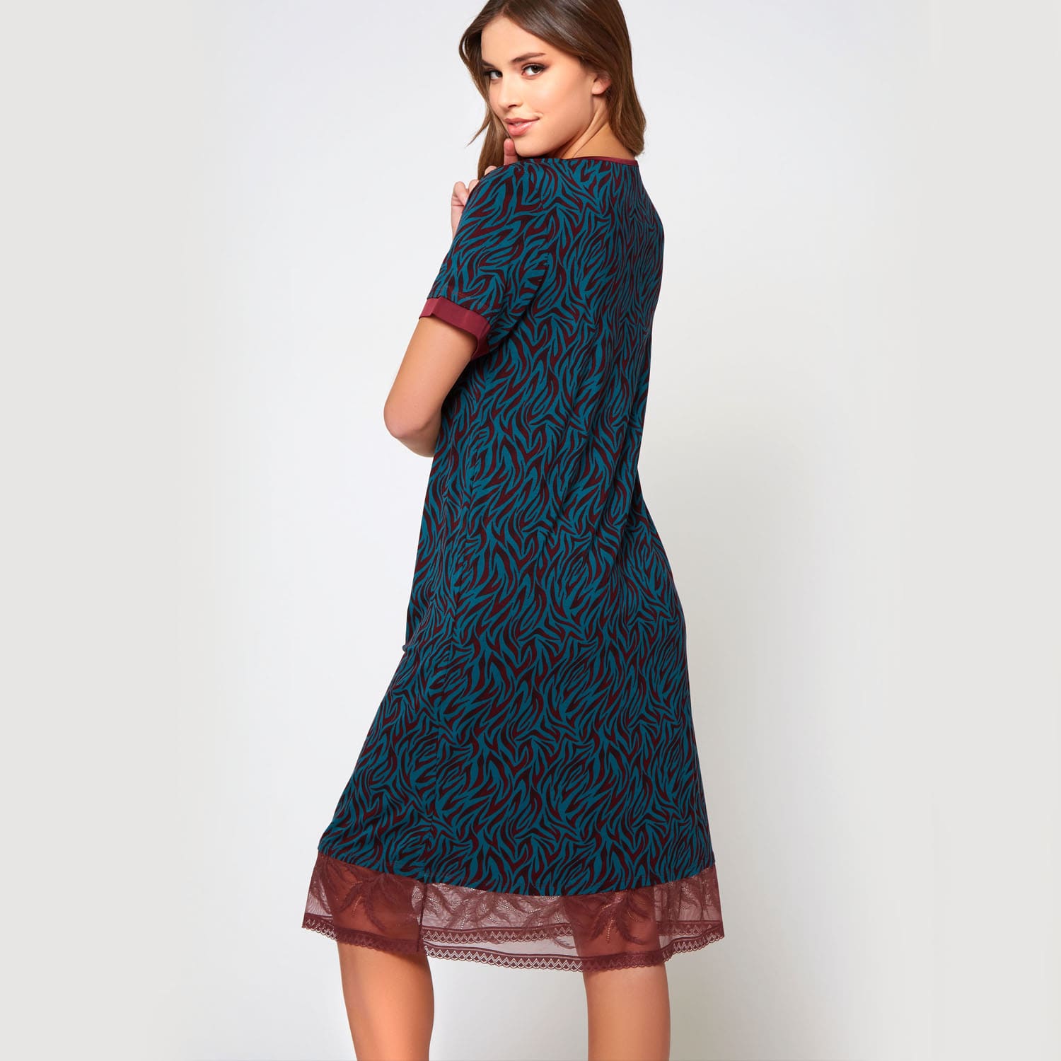 Teal-Burgundy-
