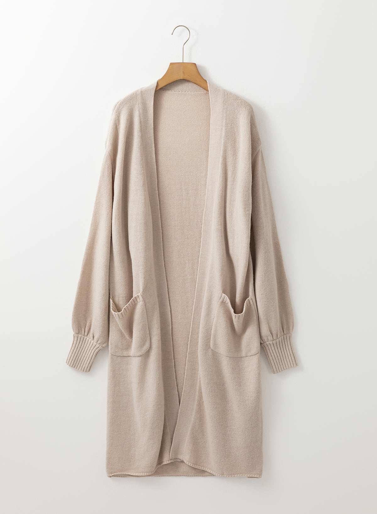 Threaded Pear Daniela Pocket Long Knitted Cardigan