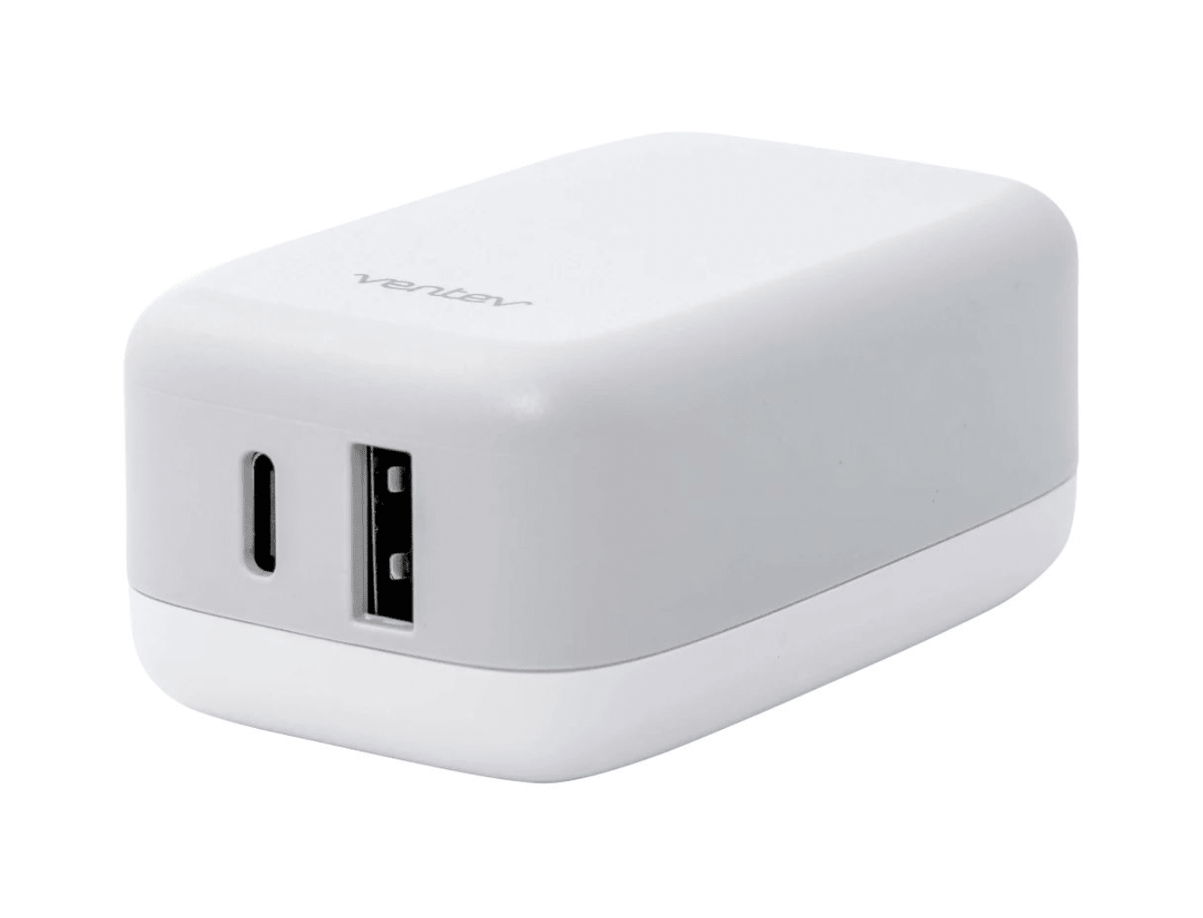 Ventev 27w Dual Usb C and Usb a Wall Charger Universal Compatibllity with All Devices