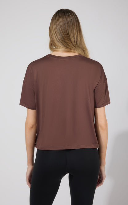 2 Pack Super Soft Deluxe Boxy Cropped Tee