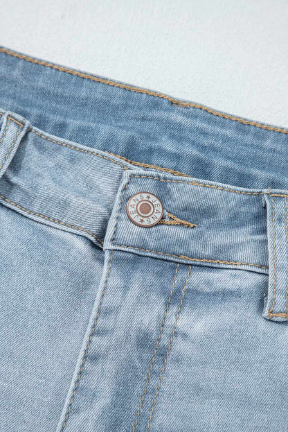 Kimberly Length Distressed Skinny Jeans