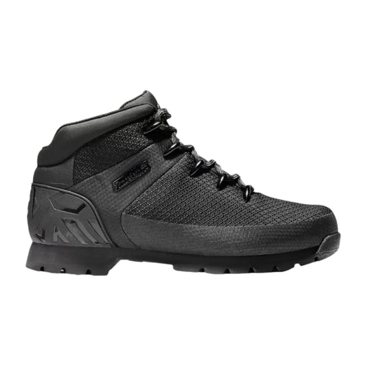 Timberland Euro Sprint Waterproof Men's Hiking Boots — Black Leather