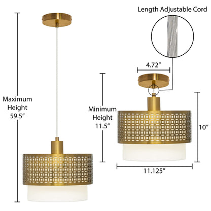 Gold/White-