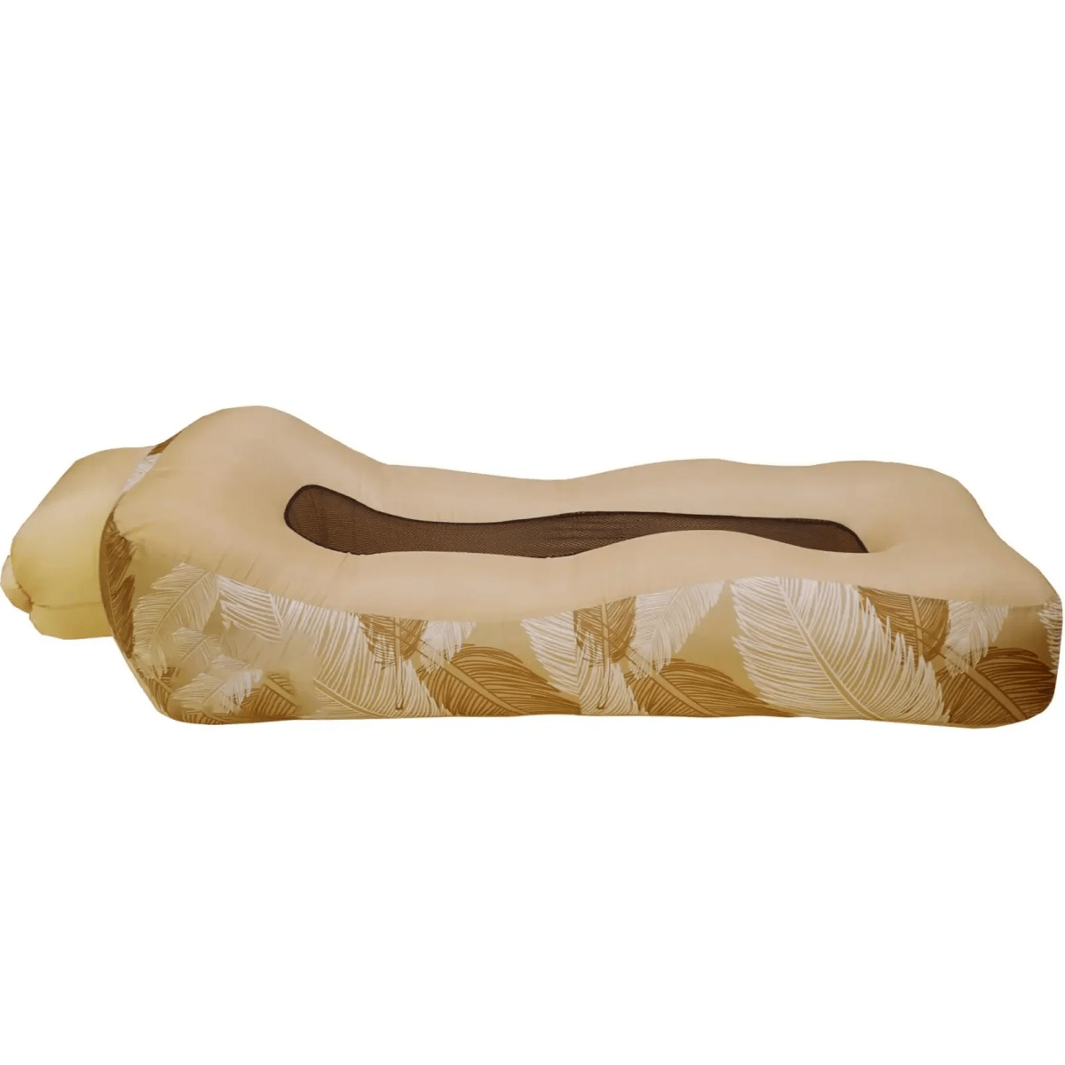 Khaki with Feather-
