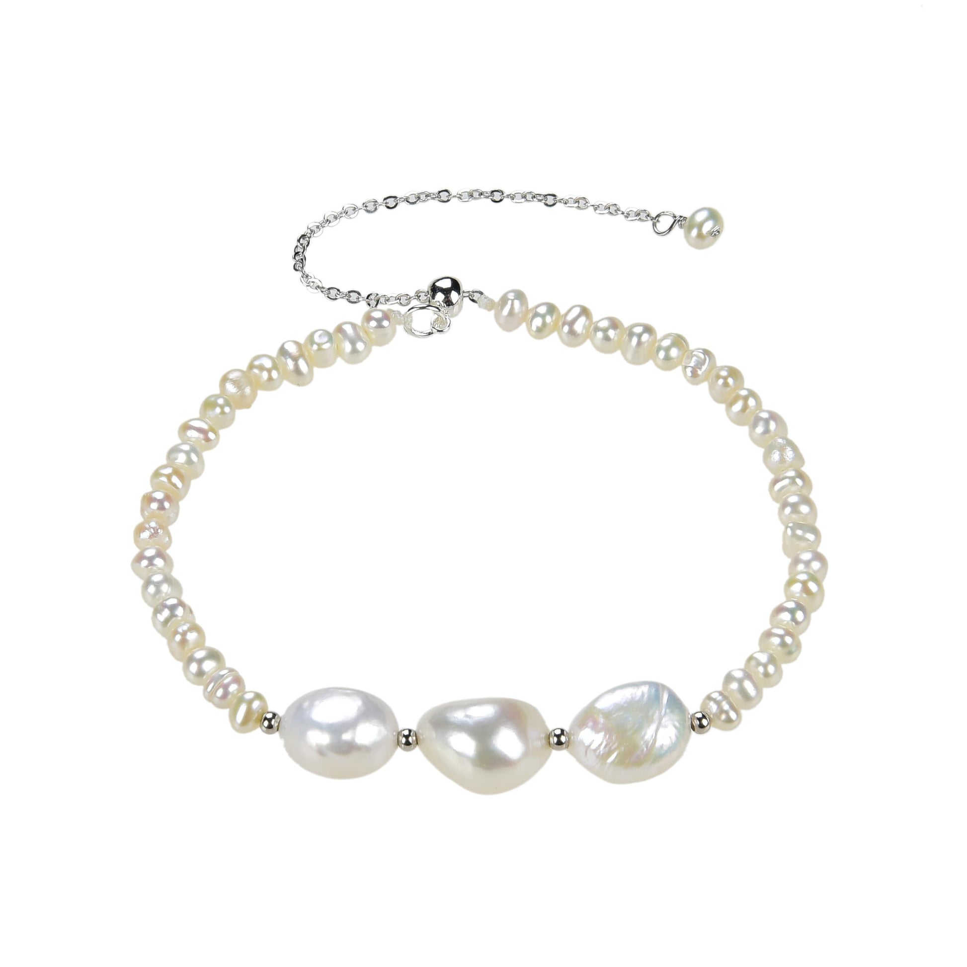 White Pearl / Silver-