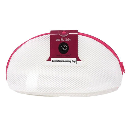 Double White Mesh With Pink Zipper-