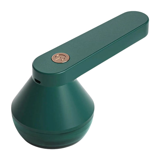 KENRO Mini Portable Electric Lint Remover – Rechargeable Fabric Shaver for Fuzz and Debris - Dark Green