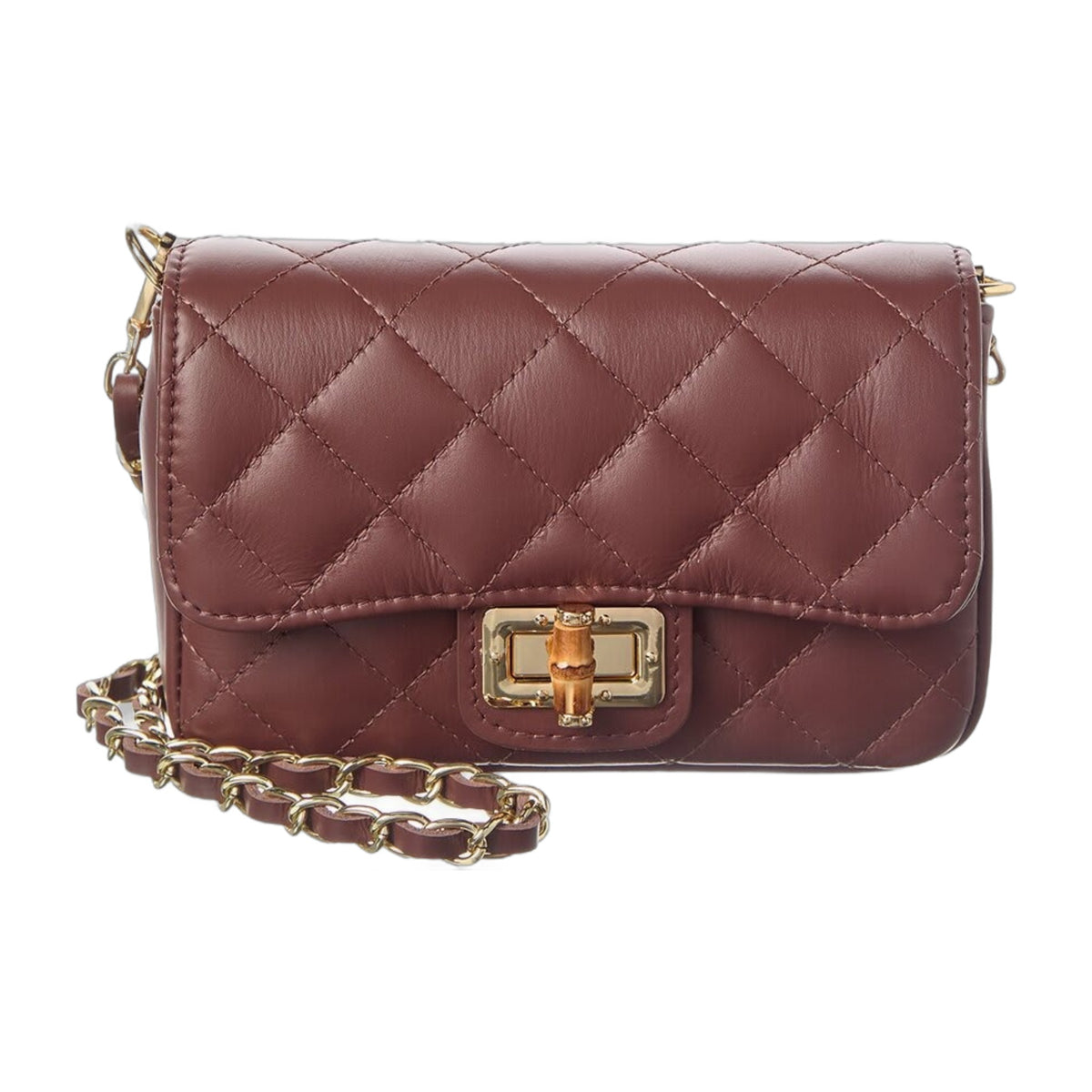 Persaman New York Cinzia Quilted Leather Crossbody