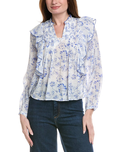 BLUE FLORAL PRINT-