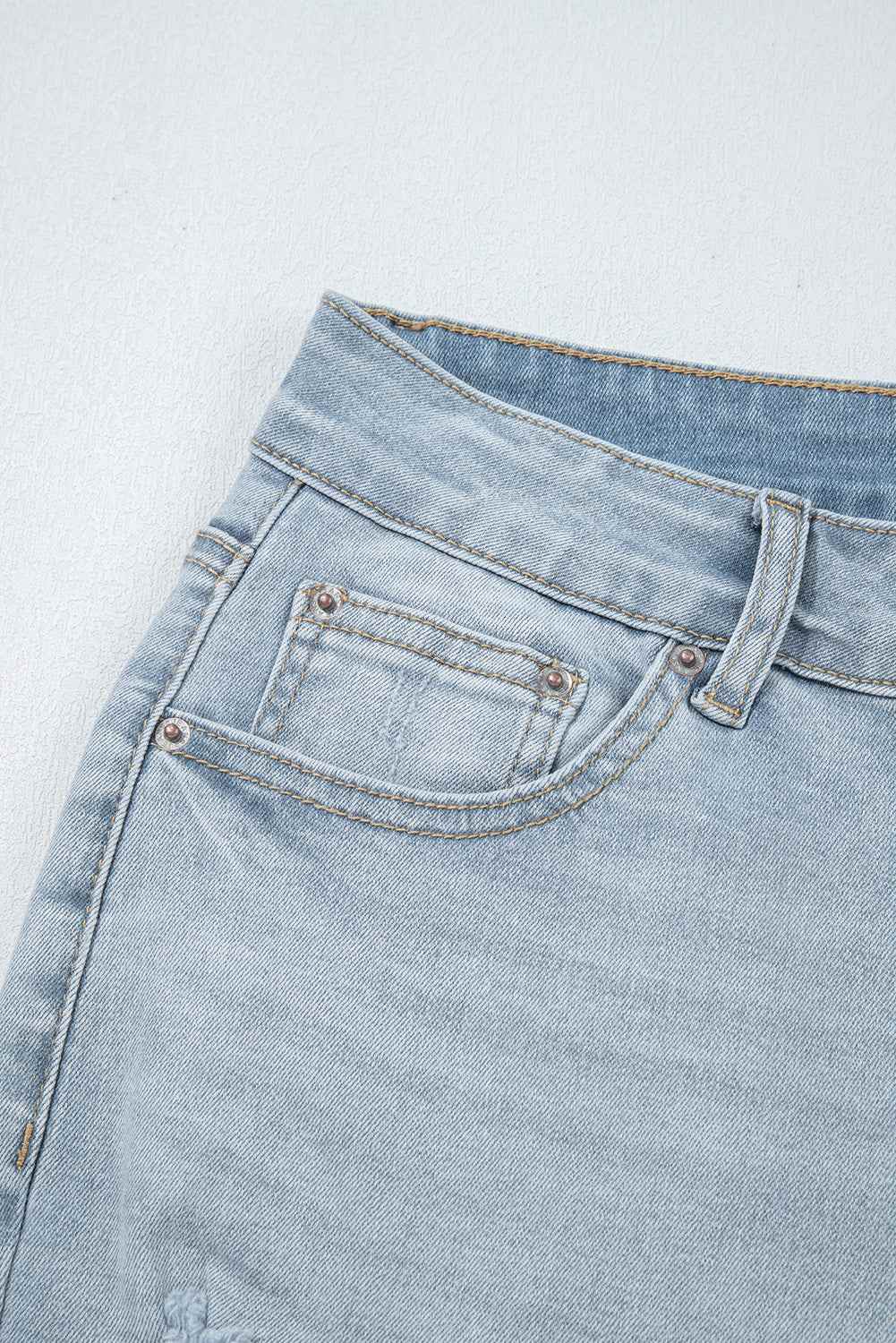 Kimberly Length Distressed Skinny Jeans