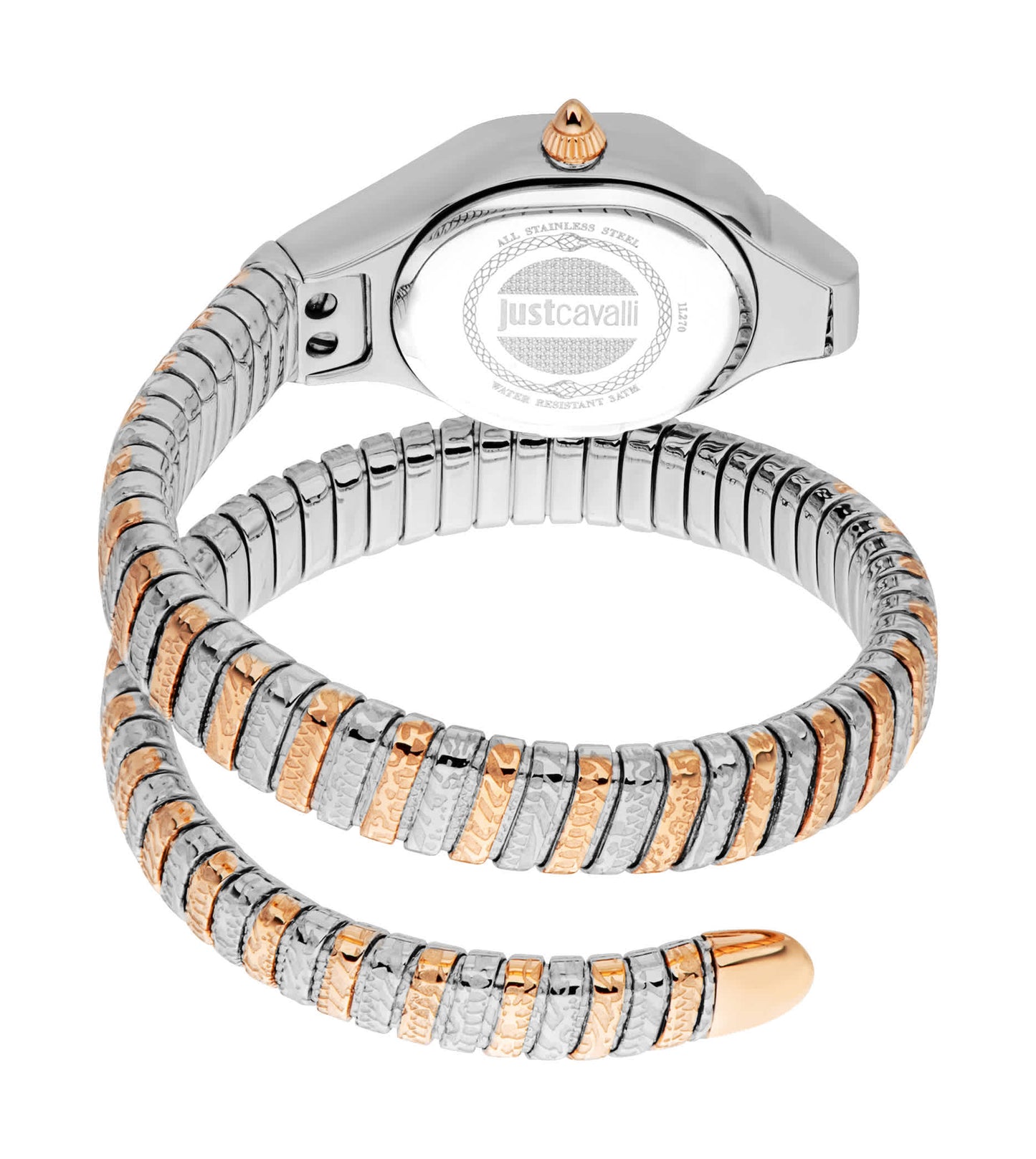Jc1l270m0065 Just Cavalli Amalfi Women's Two Tone Rose Gold & Silver Watch