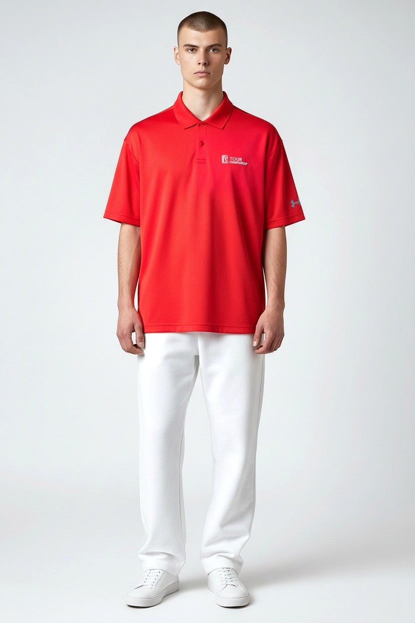 Under Armour Men's UA Golf Polo - Tour Championship - Red
