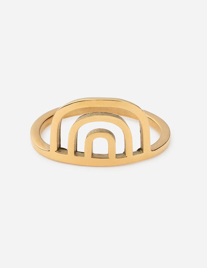 Elevated Faith Rainbow Arch Ring