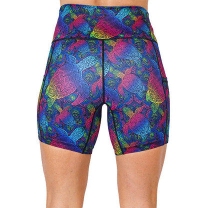 Constantly Varied Gear Shorts - Rainbow Turtle