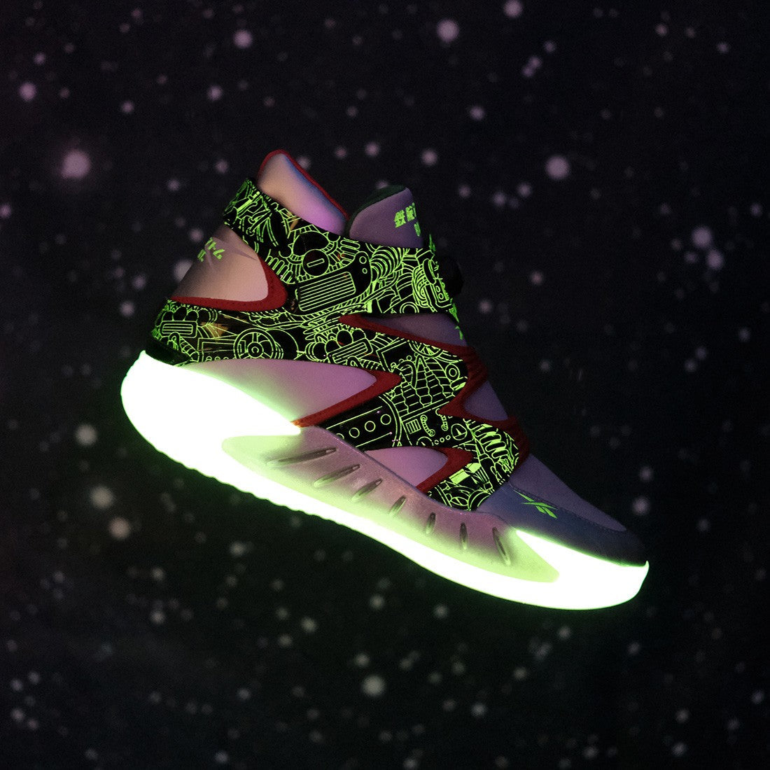 Reebok Men's Instapump Fury Zone X Bait Astro Boy Sneakers