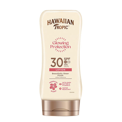 Hawaiian Tropic SPF 30 Sunscreen Lotion: UVA/UVB Protection for Glowing Skin - Vegan & Cruelty-Free, Water Resistant
