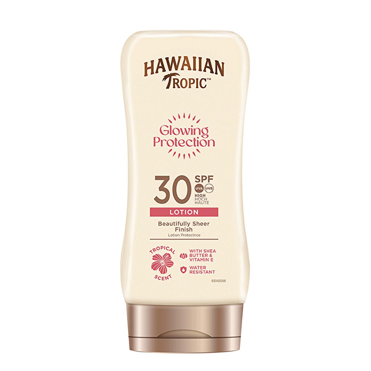 Hawaiian Tropic SPF 30 Sunscreen Lotion: UVA/UVB Protection for Glowing Skin - Vegan & Cruelty-Free, Water Resistant