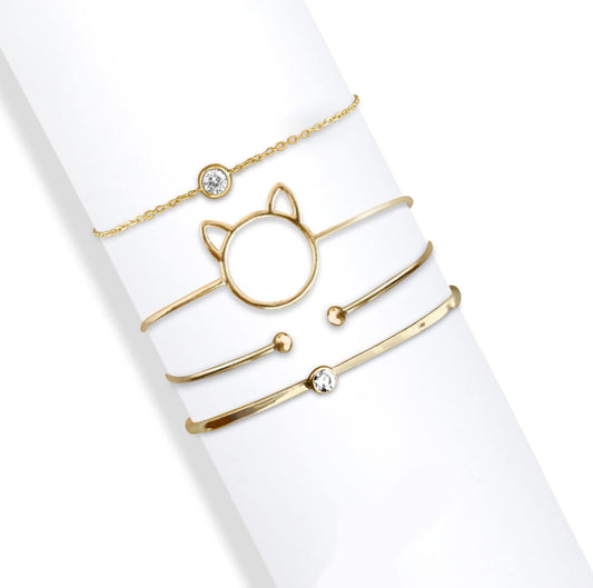 Gold Clear Cat-