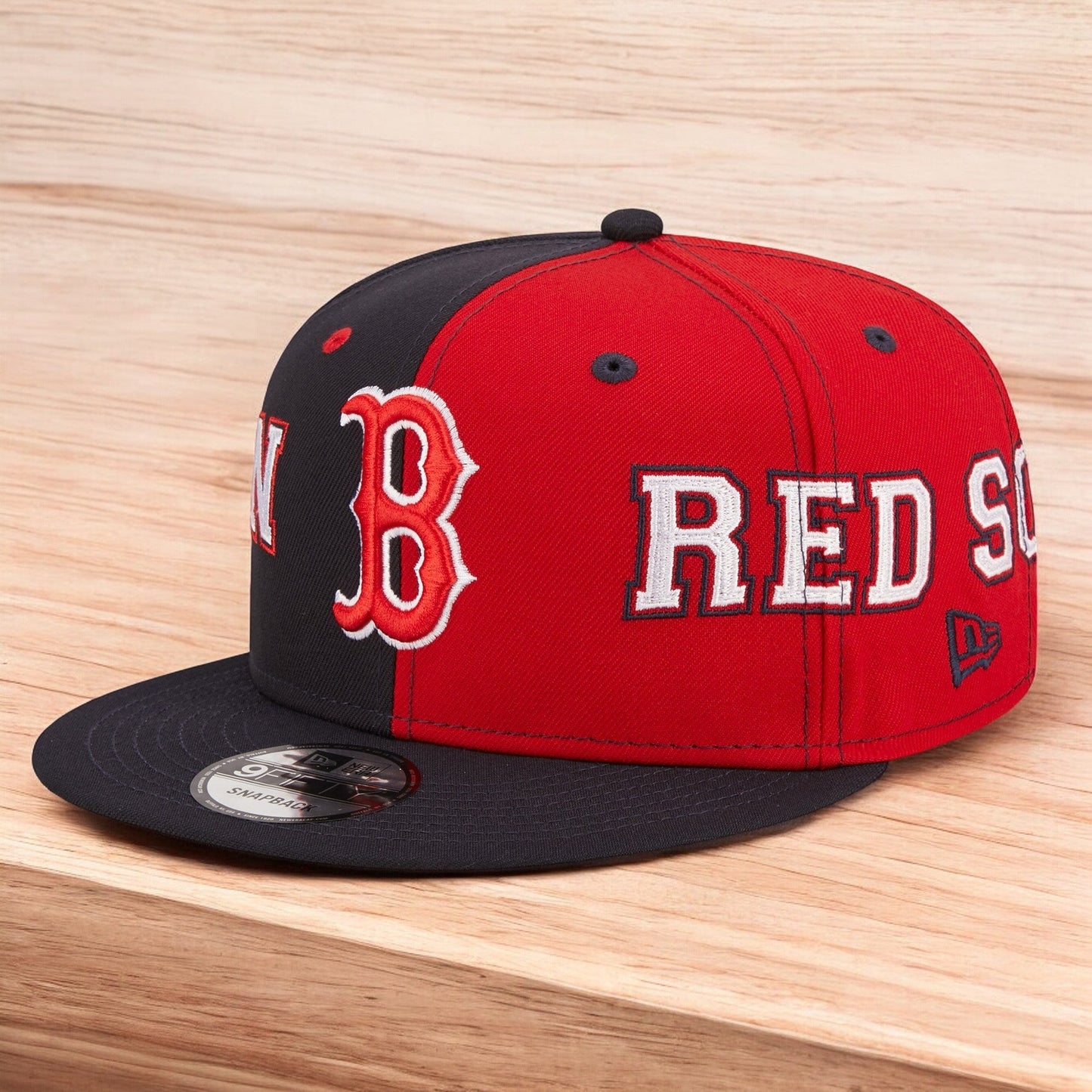 Men's New Era MLB 950 Team Split Snapback - Boston Red Sox