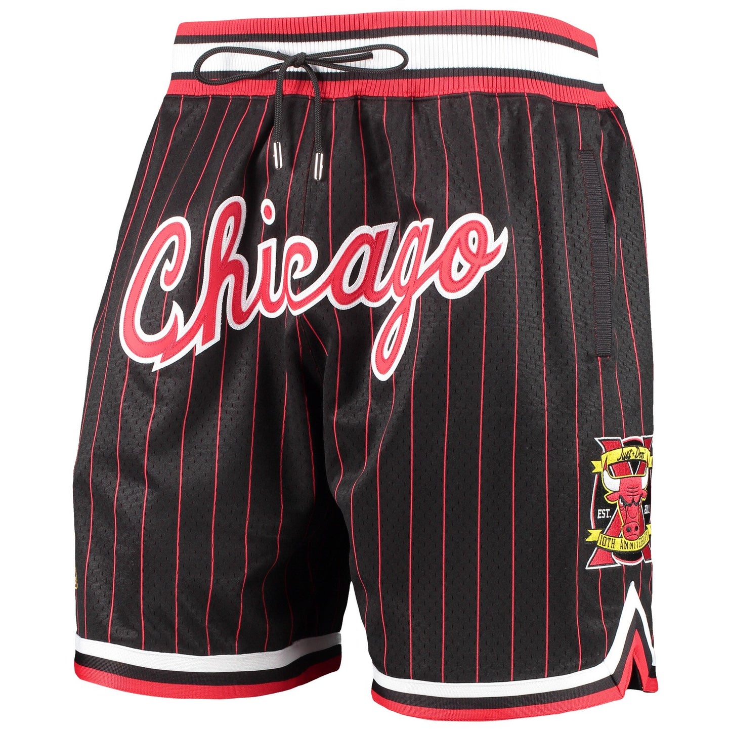 Mitchell & Ness Men's NBA Just Don 10Th Year Anniversary Shorts Bulls 1996