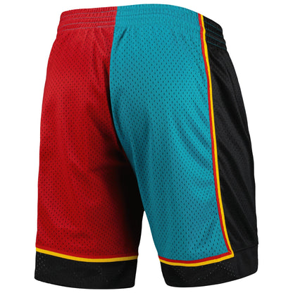 Mitchell & Ness NBA Split Swingman Shorts Detroit Pistons 1998