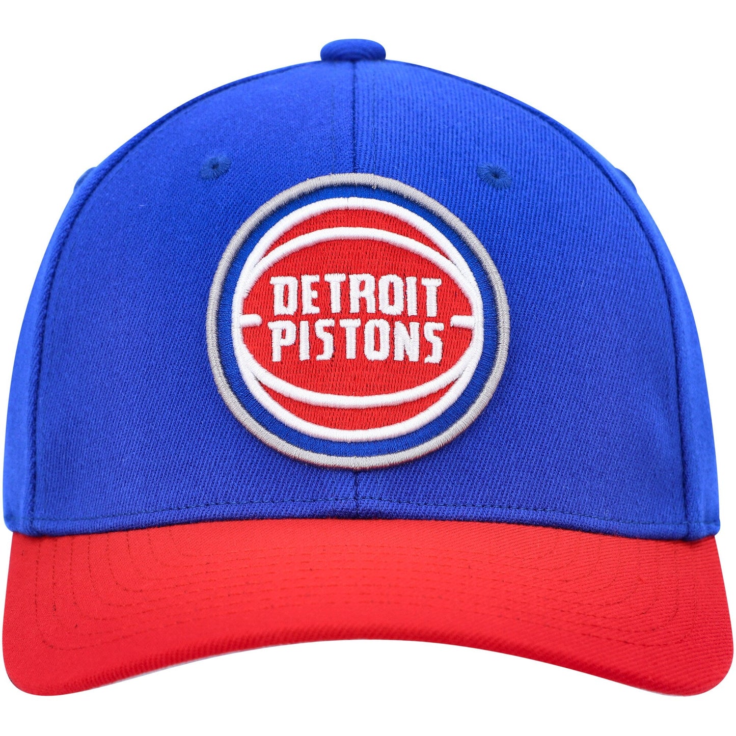 Men's Mitchell & Ness NBA Team 2 Tone 2.0 Stretch Snapback NBA Pistons