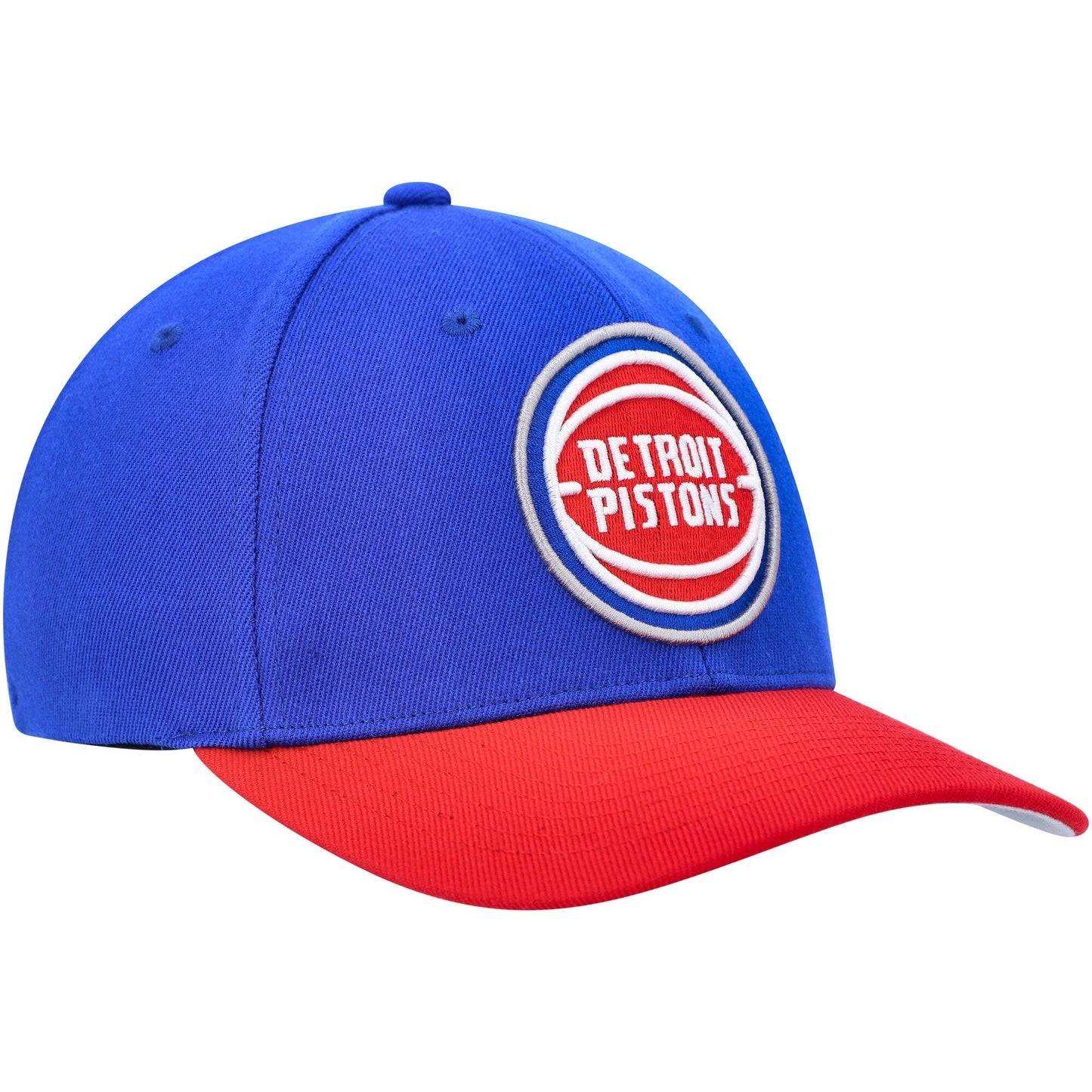 Men's Mitchell & Ness NBA Team 2 Tone 2.0 Stretch Snapback NBA Pistons