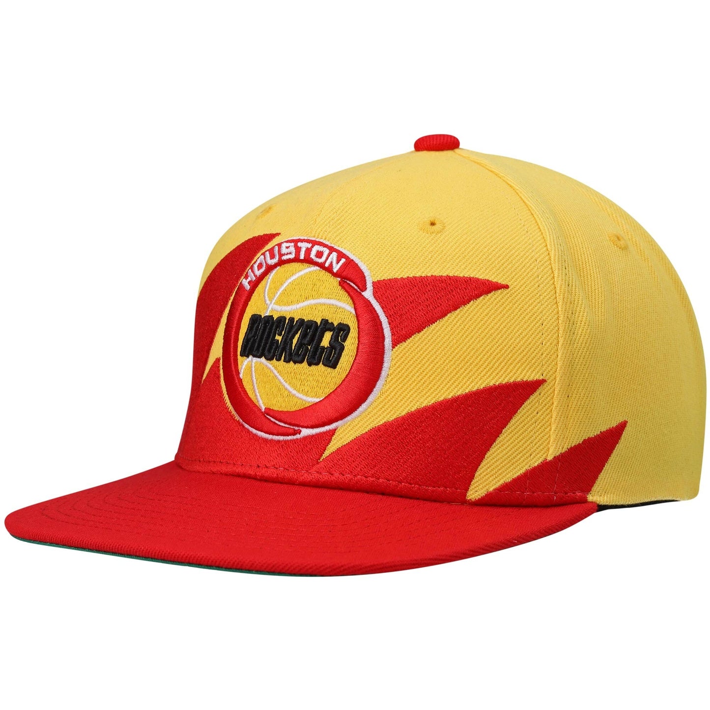 Mitchell & Ness Men's NBA Sharktooth Snapback Hwc Rockets Snapback Caps