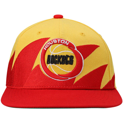 Mitchell & Ness Men's NBA Sharktooth Snapback Hwc Rockets Snapback Caps