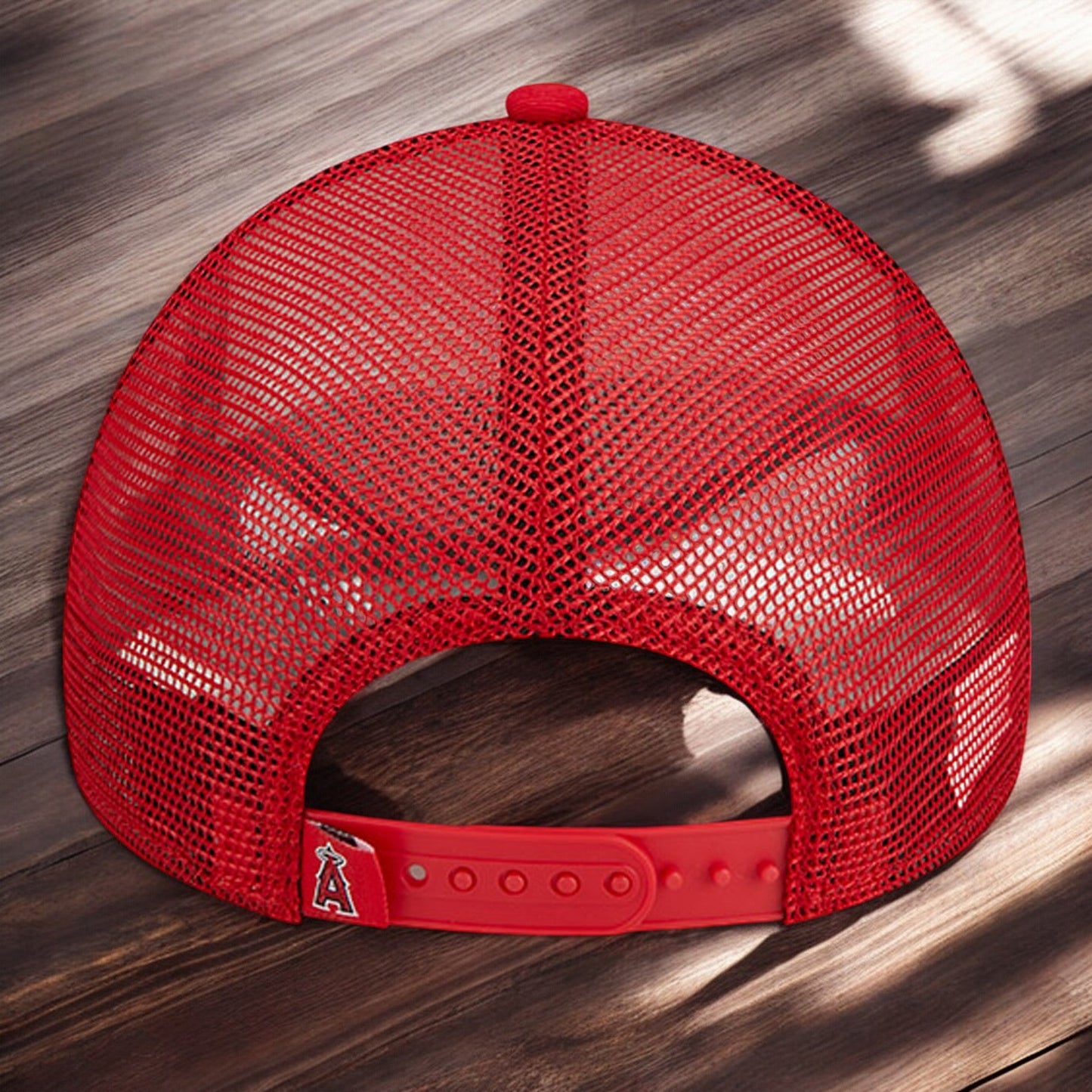 Men's New Era MLB 940 Stacked A-Frame Trucker Adjustable - La Angels